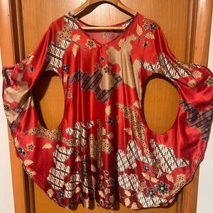 UNIQUE Portebello Circle Sleeve Dress OS